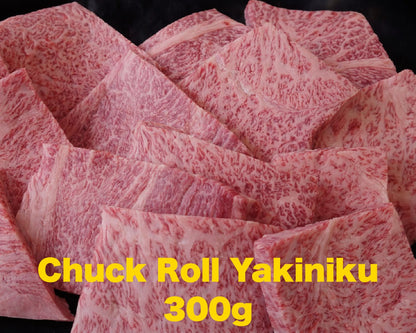 Hida Wagyu Chuck Roll Yakiniku Cut 300g